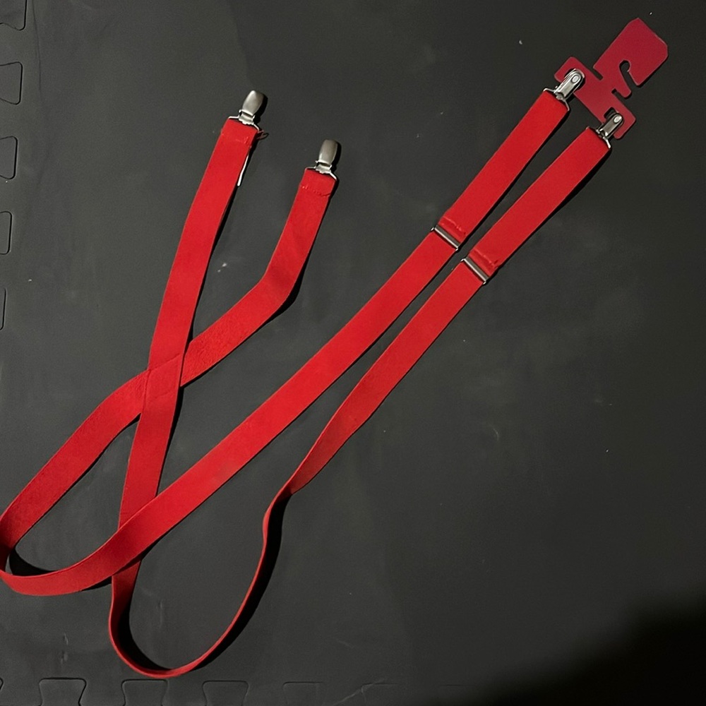Levi’s NWT Men’s Red Suspenders